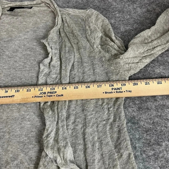 Eileen Fisher Duster Cardigan Petite L Silk Cashmere Blend Crinkle Crush Flutter - Picture 12 of 14